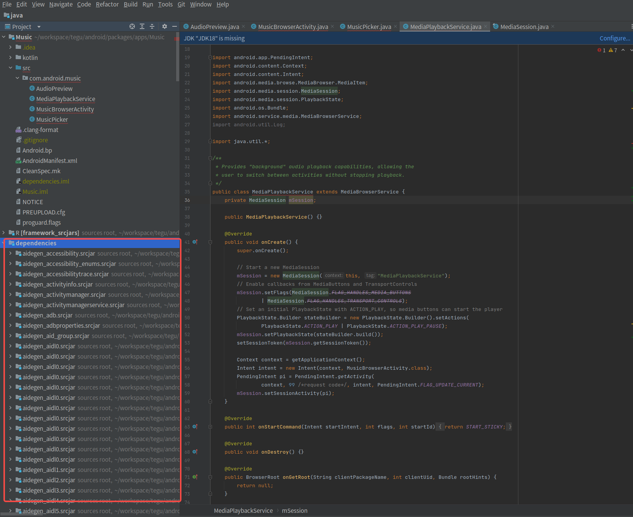 Android Studio 外部依赖