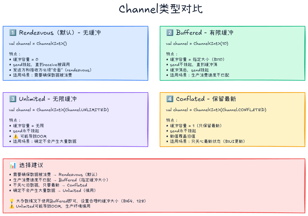 Channel类型对比
